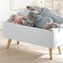 Voir la diapositive 2 : ATMOSPHERA Coffre de rangement enfant en bois CLOUDY