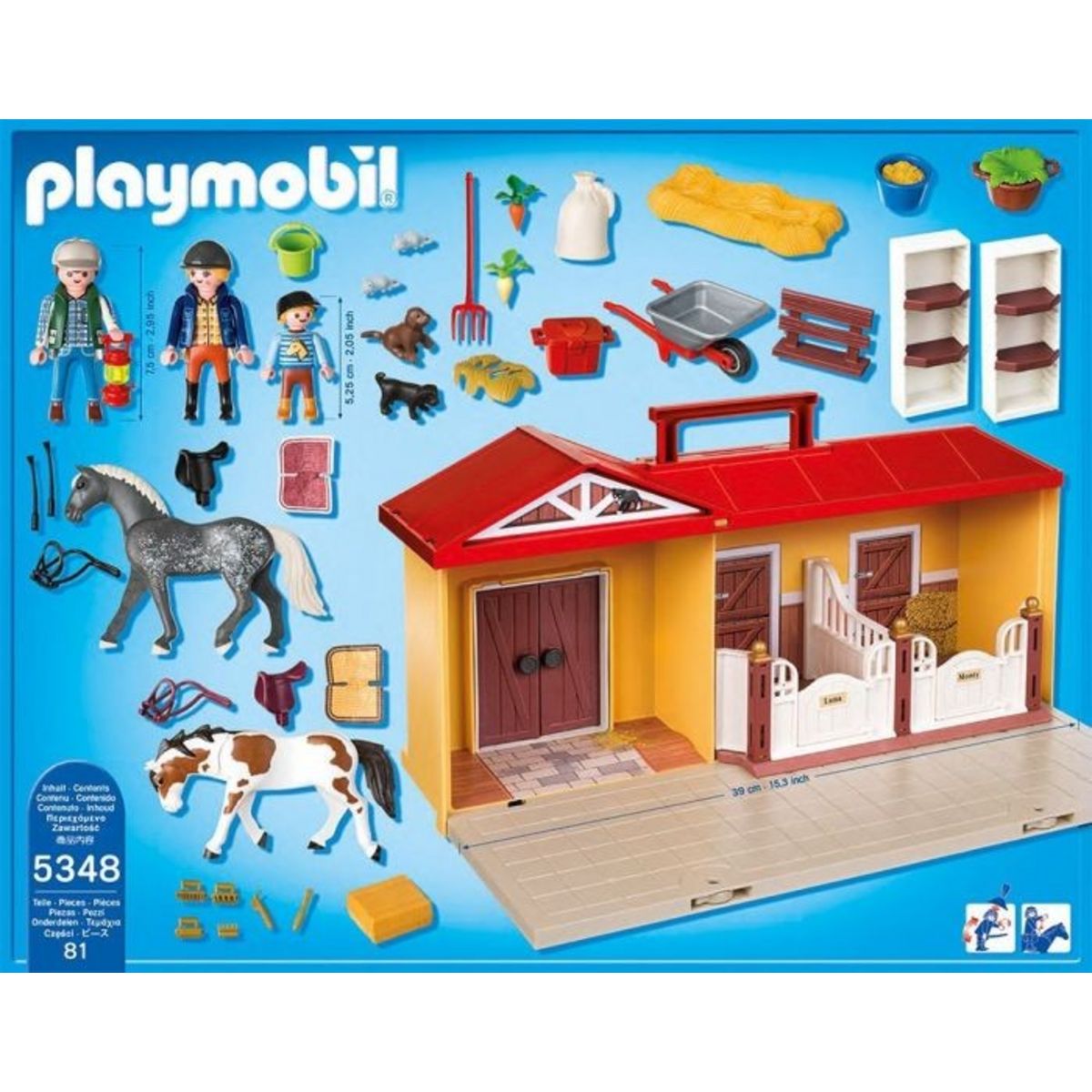 PLAYMOBIL 5348 Ecurie transportable