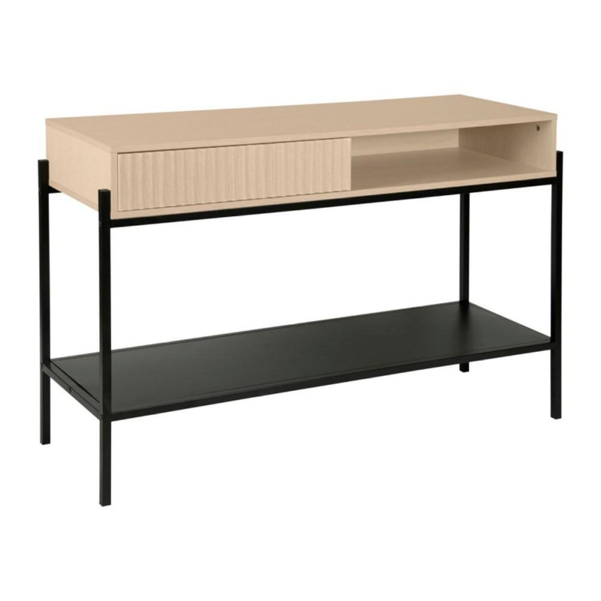 OSTARIA Console mélaminé et métal