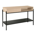 OSTARIA Console mélaminé et métal