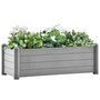 Voir la diapositive 1 : VIDAXL Lit sureleve de jardin PP Gris pierre 100x43x35 cm