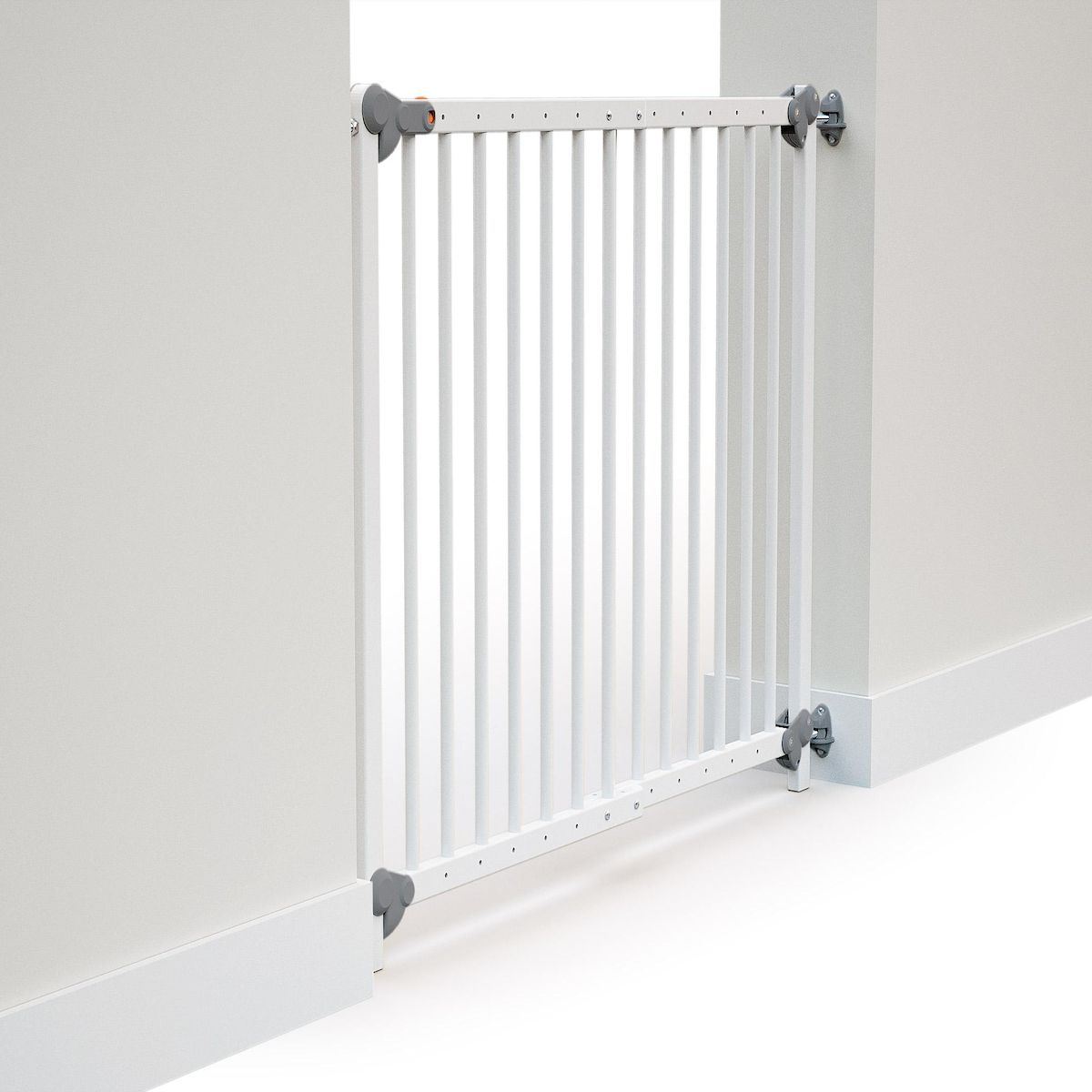 WEBABY Barrière de sécurité bébé extensible en bois LOKEE