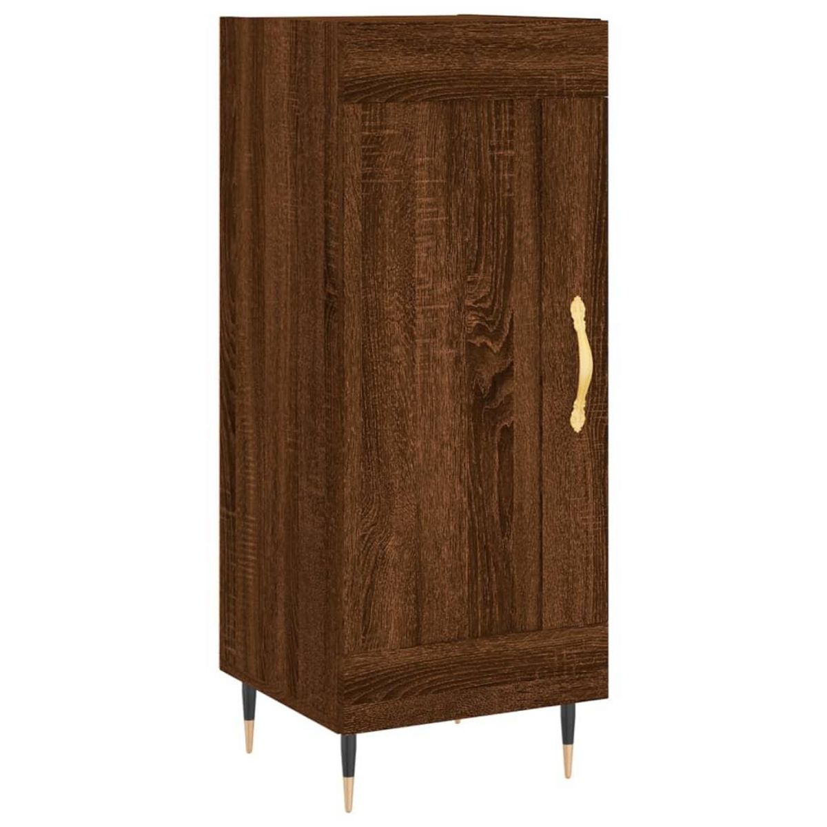 VIDAXL Buffet Chene marron 34,5x34x90 cm Bois d'ingenierie
