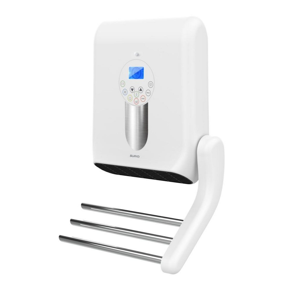 Supra Soufflant sèche serviettes LESTO SC02 - 3 barres rétractables - jusqu'à 20 m² traités