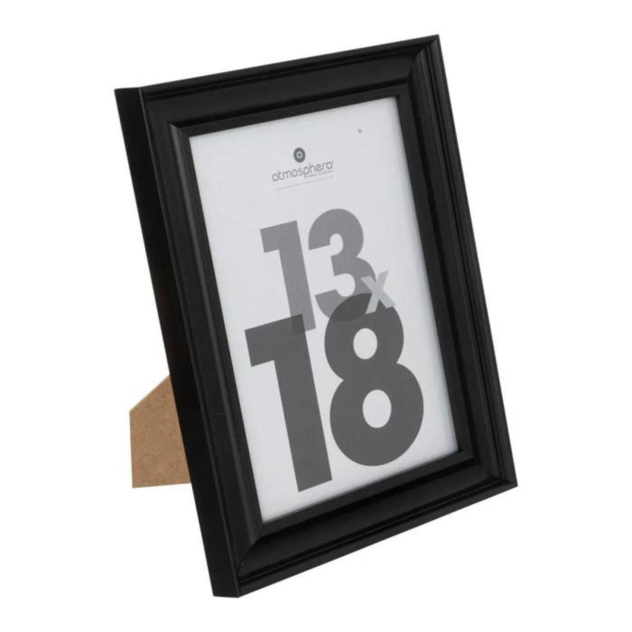 ATMOSPHERA Cadre Photo en Bois  Mae  13x18cm Noir