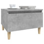 Voir la diapositive 4 : VIDAXL Table d'appoint Gris beton 50x46x35 cm Bois d'ingenierie