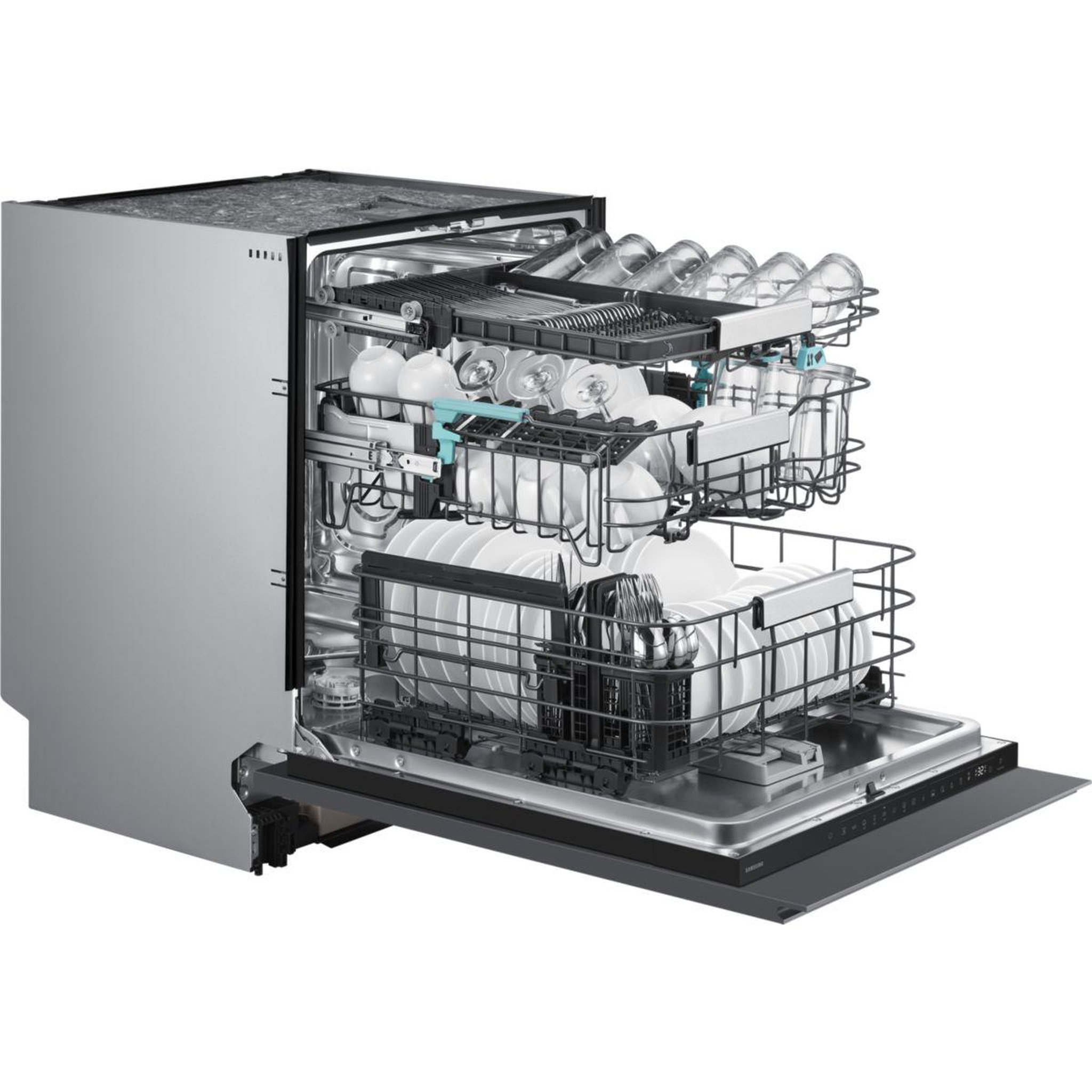 Voir la diapositive 3 : Samsung Lave vaisselle encastrable dw90h79jai0u1