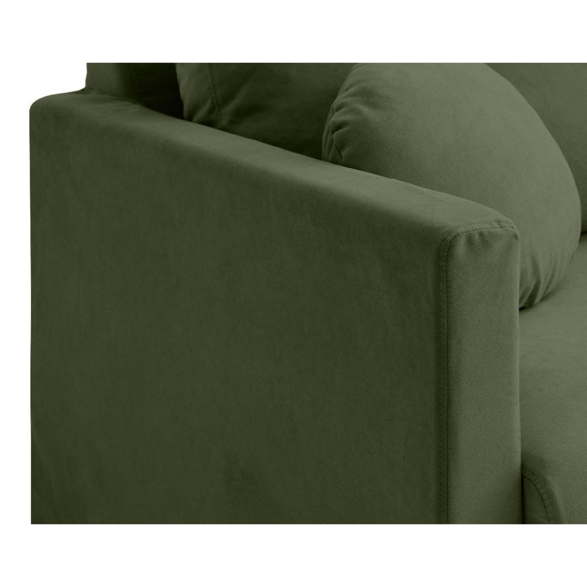 LISA DESIGN Serena - canapé droit déhoussable 2 places en tissu