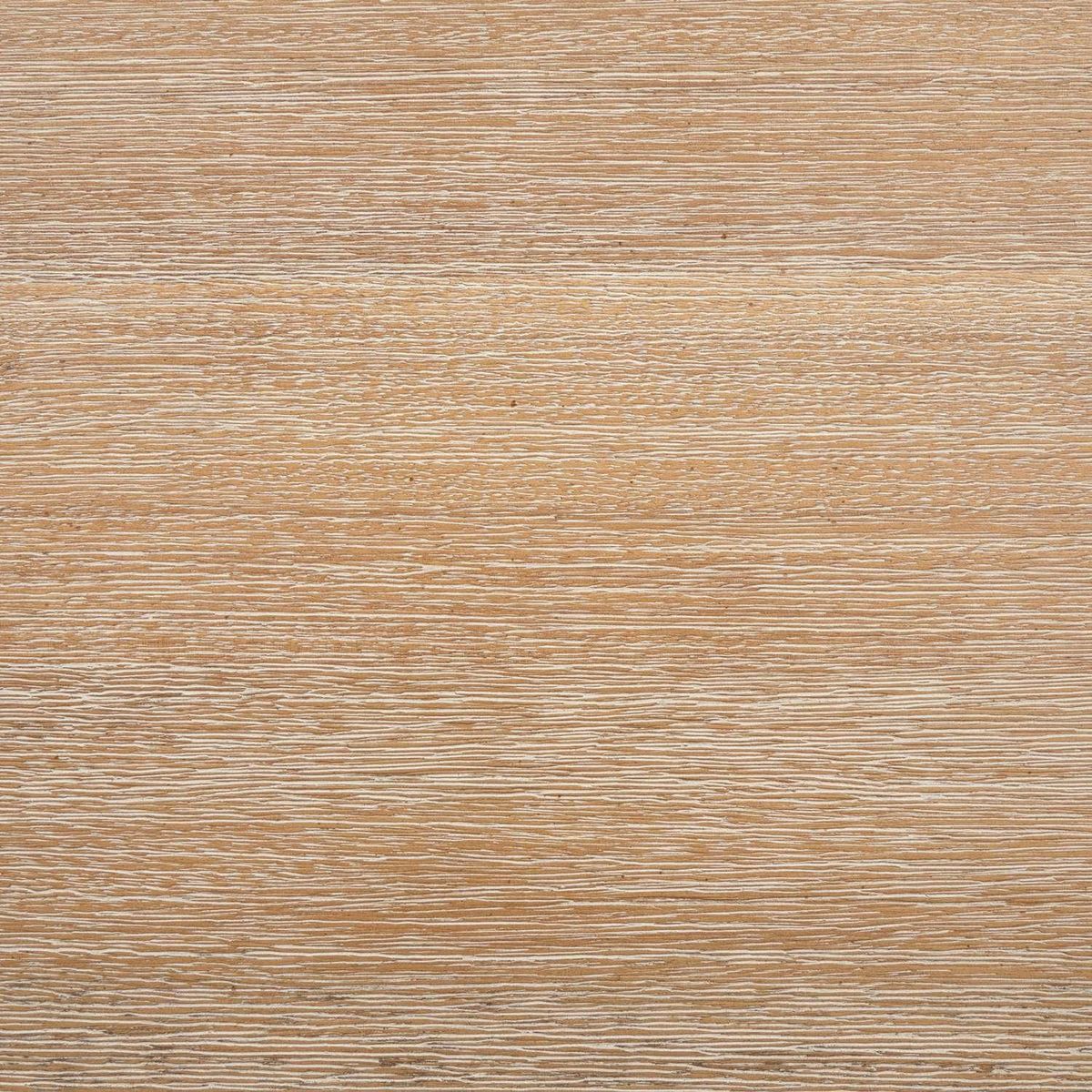 ATMOSPHERA Table à manger en bois pour 6 personnes OLBIA - Beige et blanc