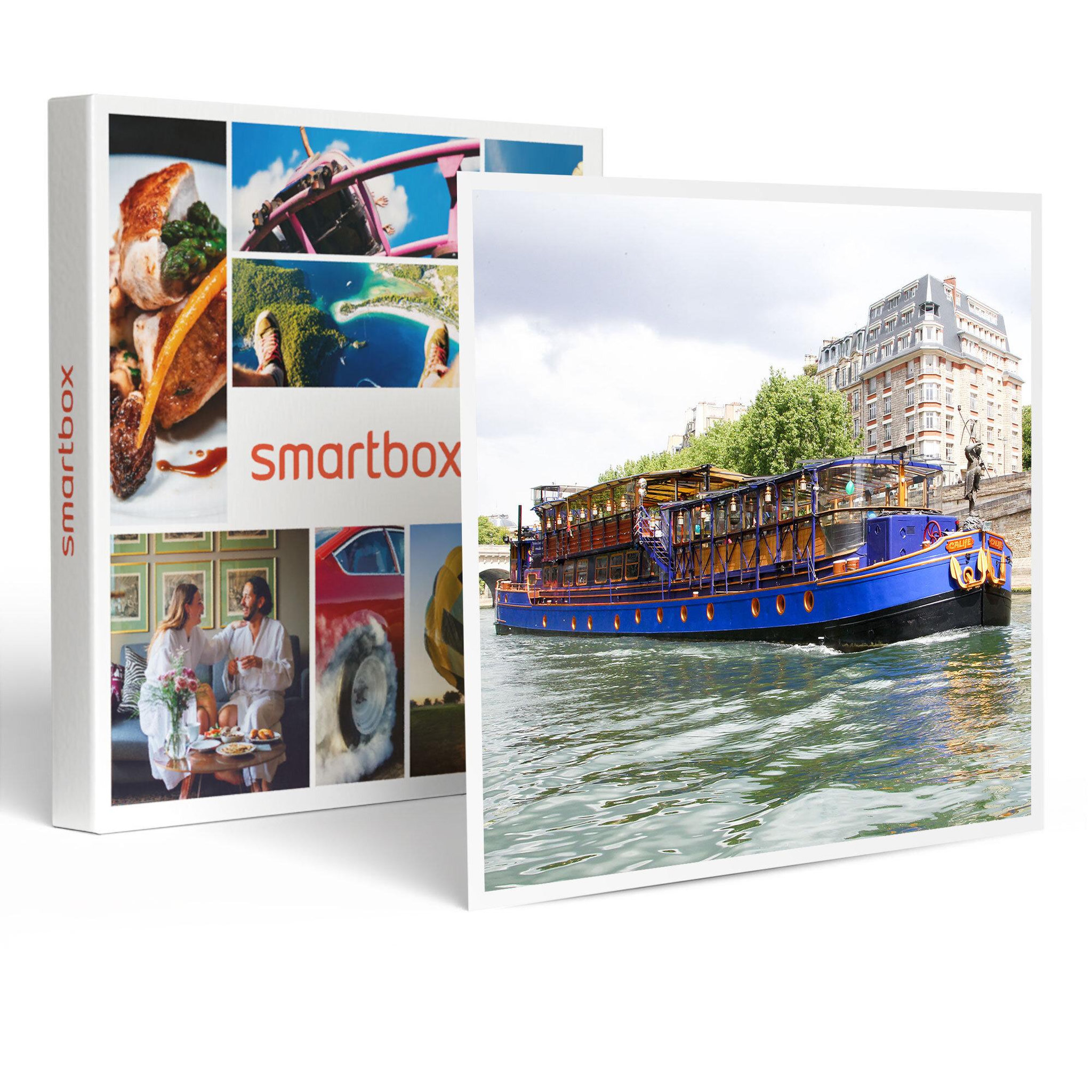 Smartbox Croisière de 2h sur la seine avec cocktail et déjeuner gastronomique - coffret cadeau gastronomie