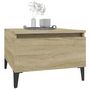 Voir la diapositive 4 : VIDAXL Table d'appoint Chene sonoma 50x46x35 cm Bois d'ingenierie