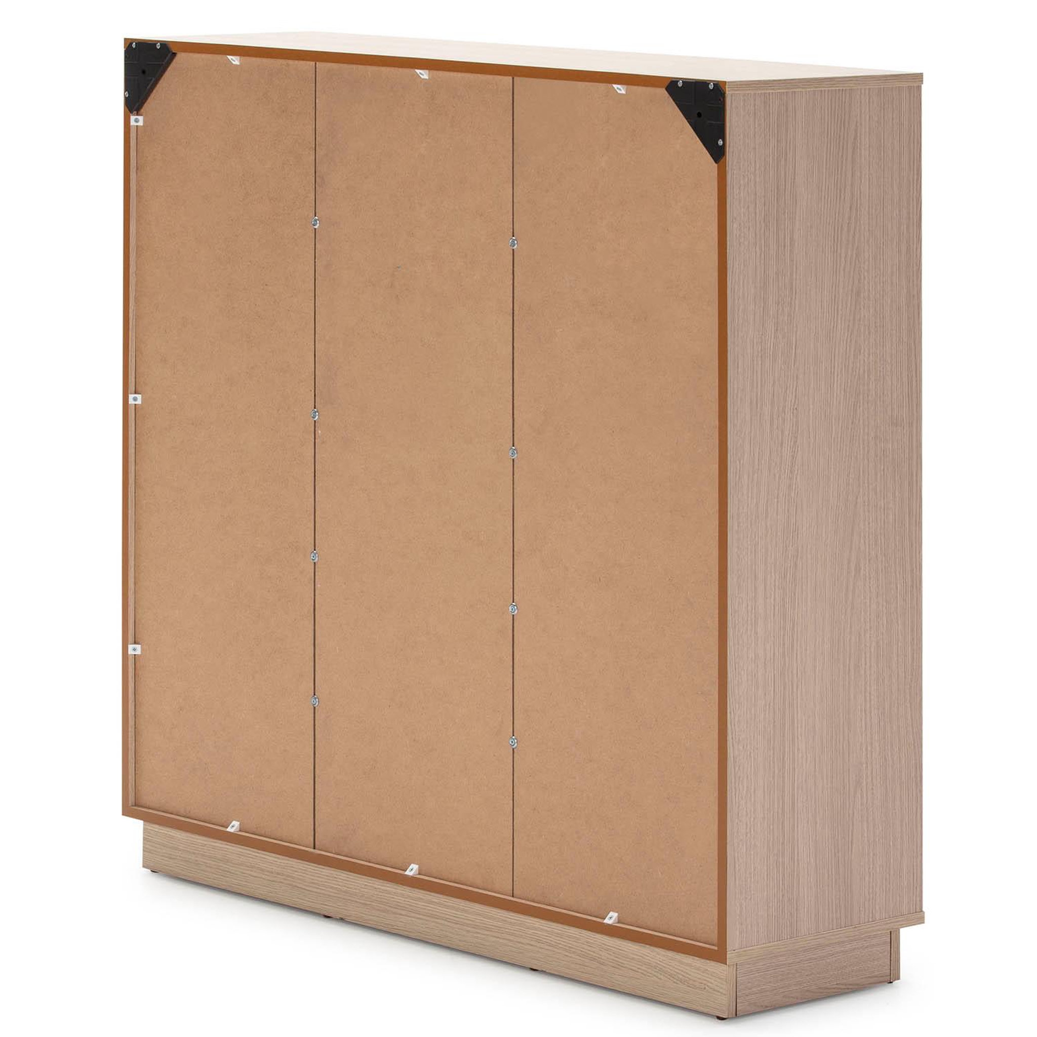 Voir la diapositive 5 : VS VENTA-STOCK Étagère Bibliothèque Vigo 110x110 cm , étagère pour bureau, couleur Chêne et Gris
