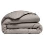 Voir la diapositive 3 : ACTUEL Housse de couette unie en percale de coton 70 fils - collection permanente