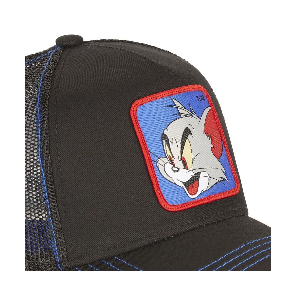 CAPSLAB Casquette Trucker avec filet Tom and Jerry Tom