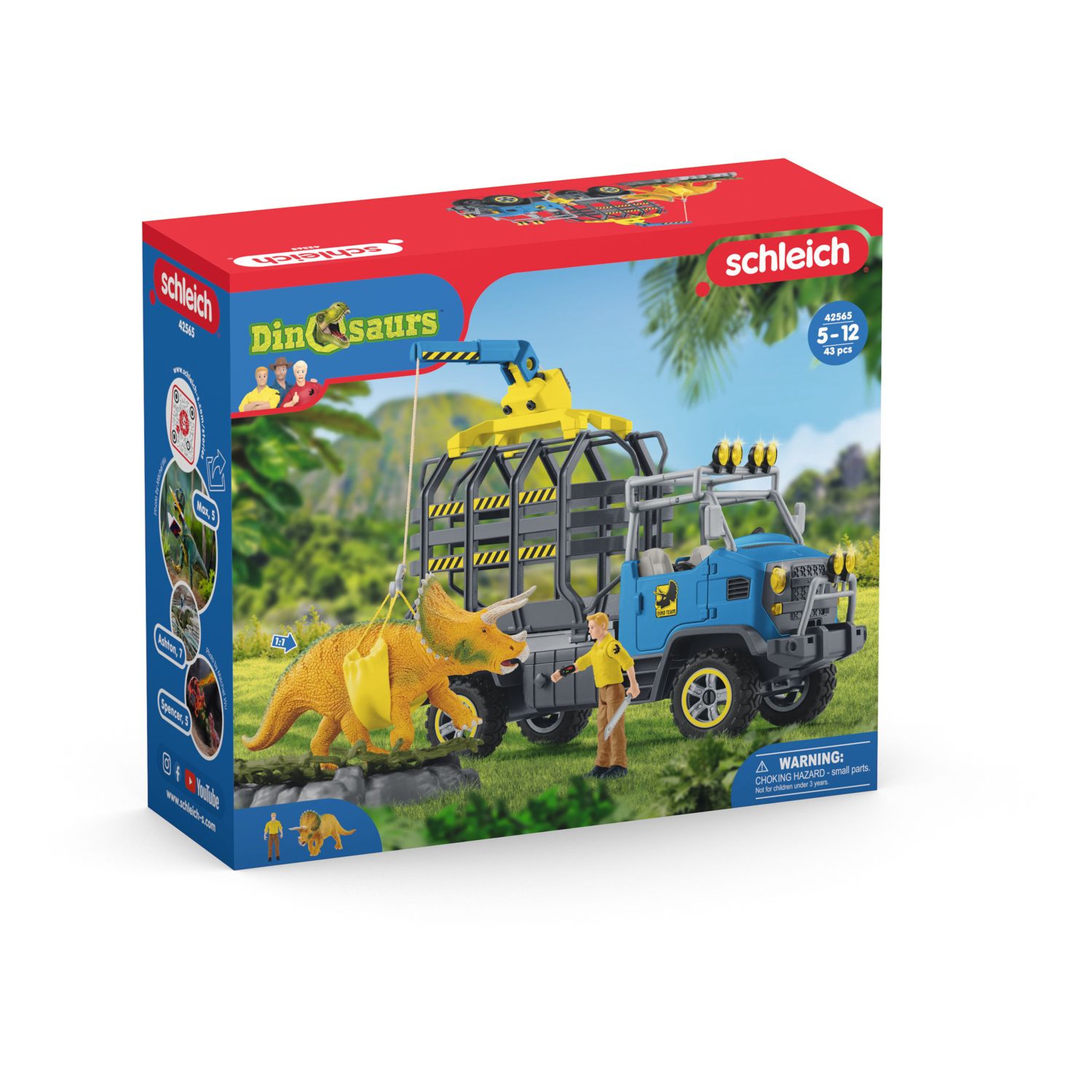 Schleich Mission de Transport Dinosaurs