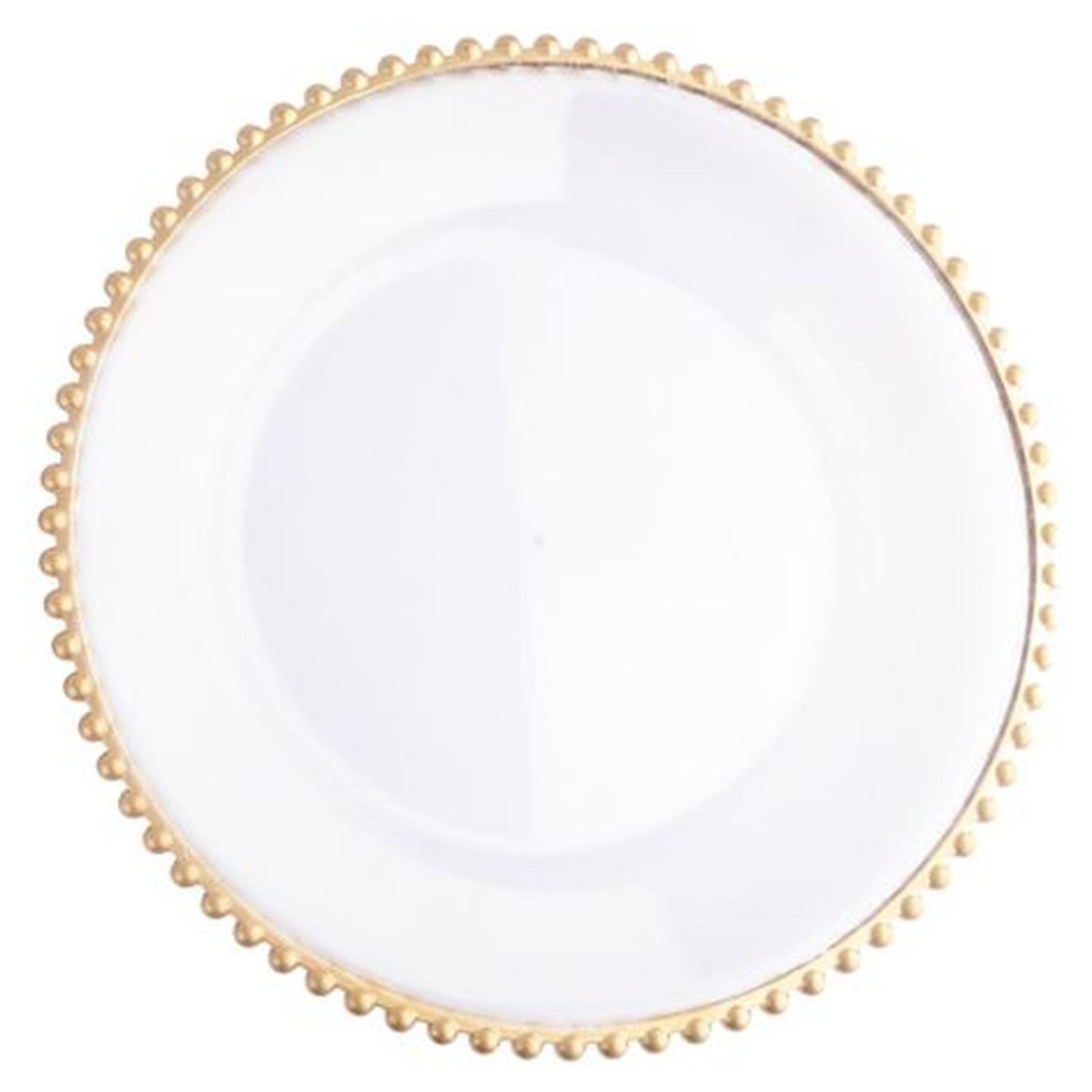 ACTUEL Assiette doré plastique 33 cm