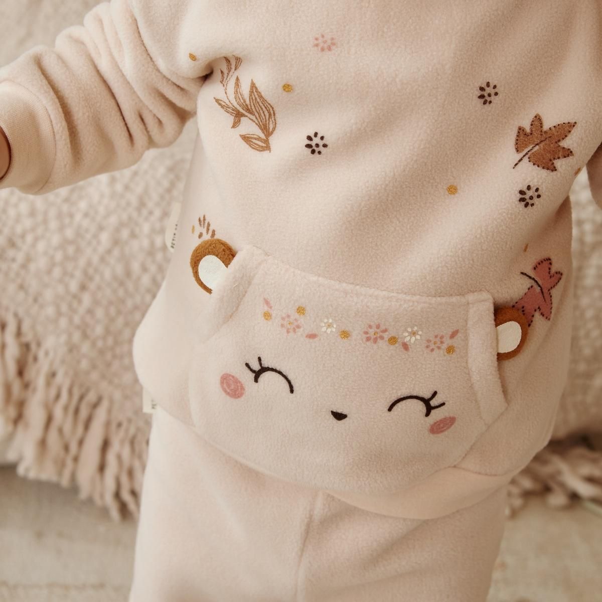 Petit Béguin Pyjama enfant 2 pièces en polaire Chincha