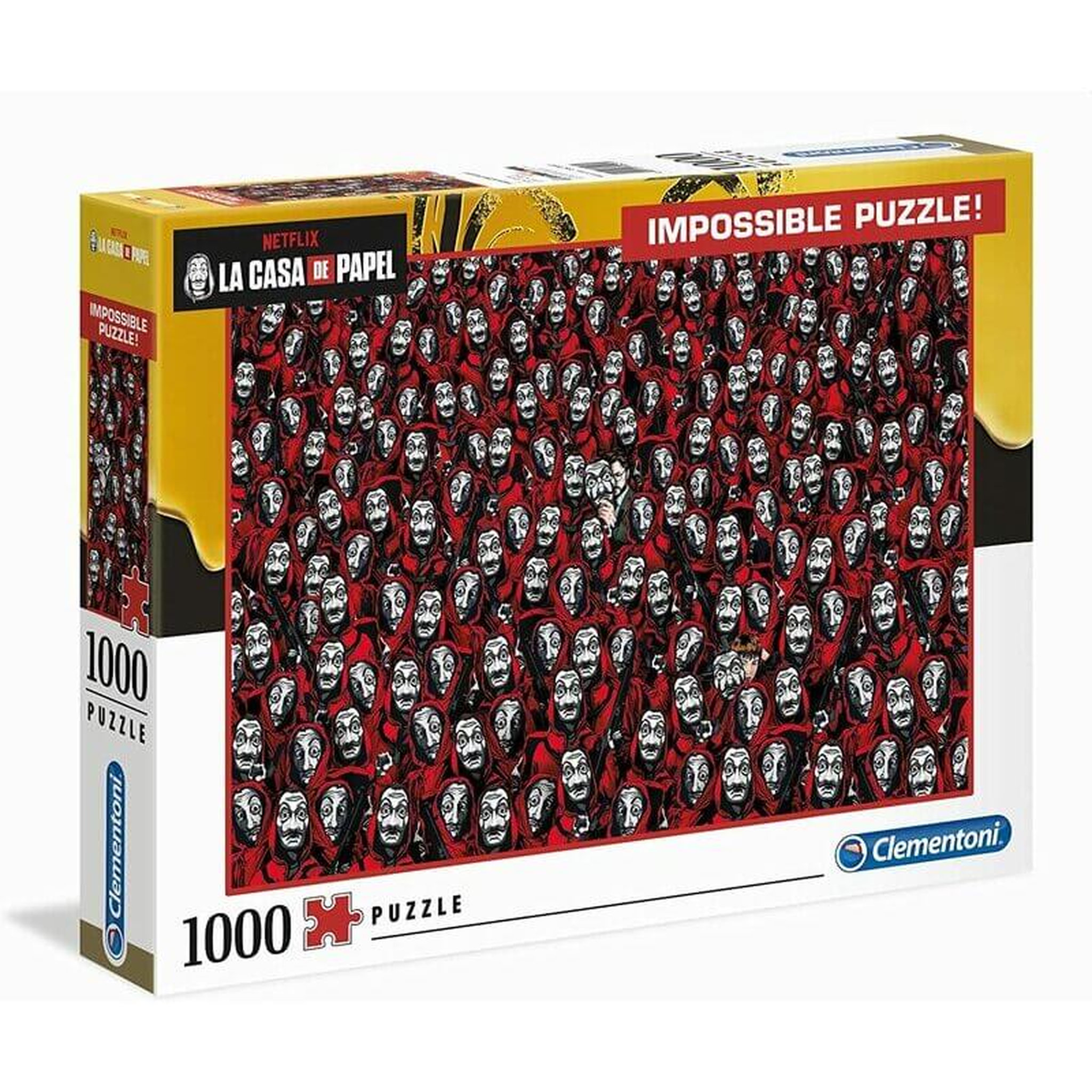 Voir la diapositive 1 : CLEMENTONI La casa de papel  1000 pcs imposs