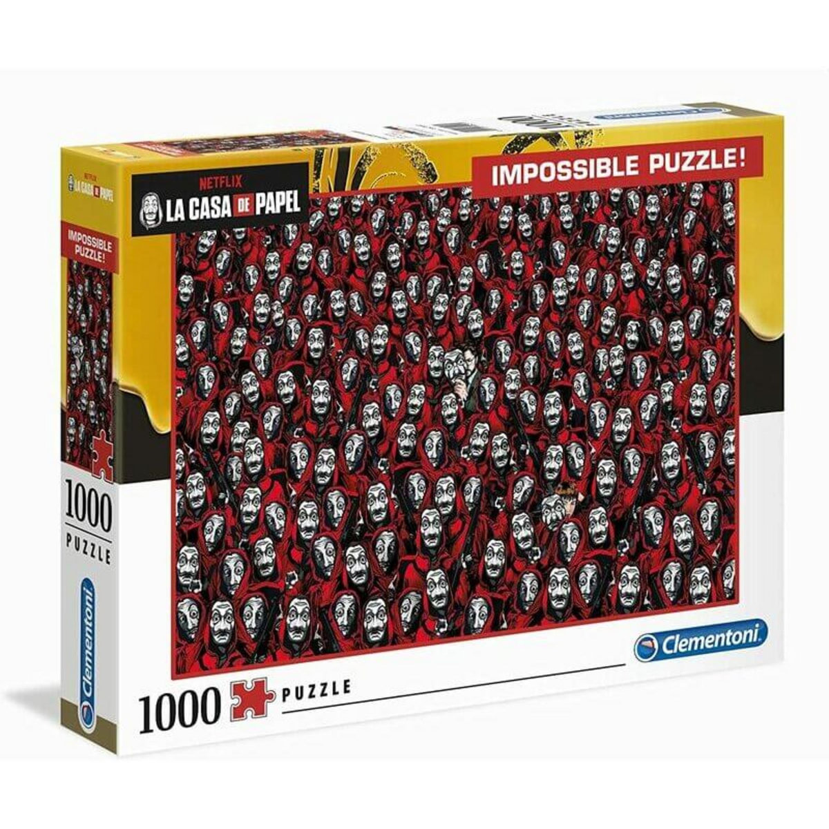 CLEMENTONI La casa de papel  1000 pcs imposs