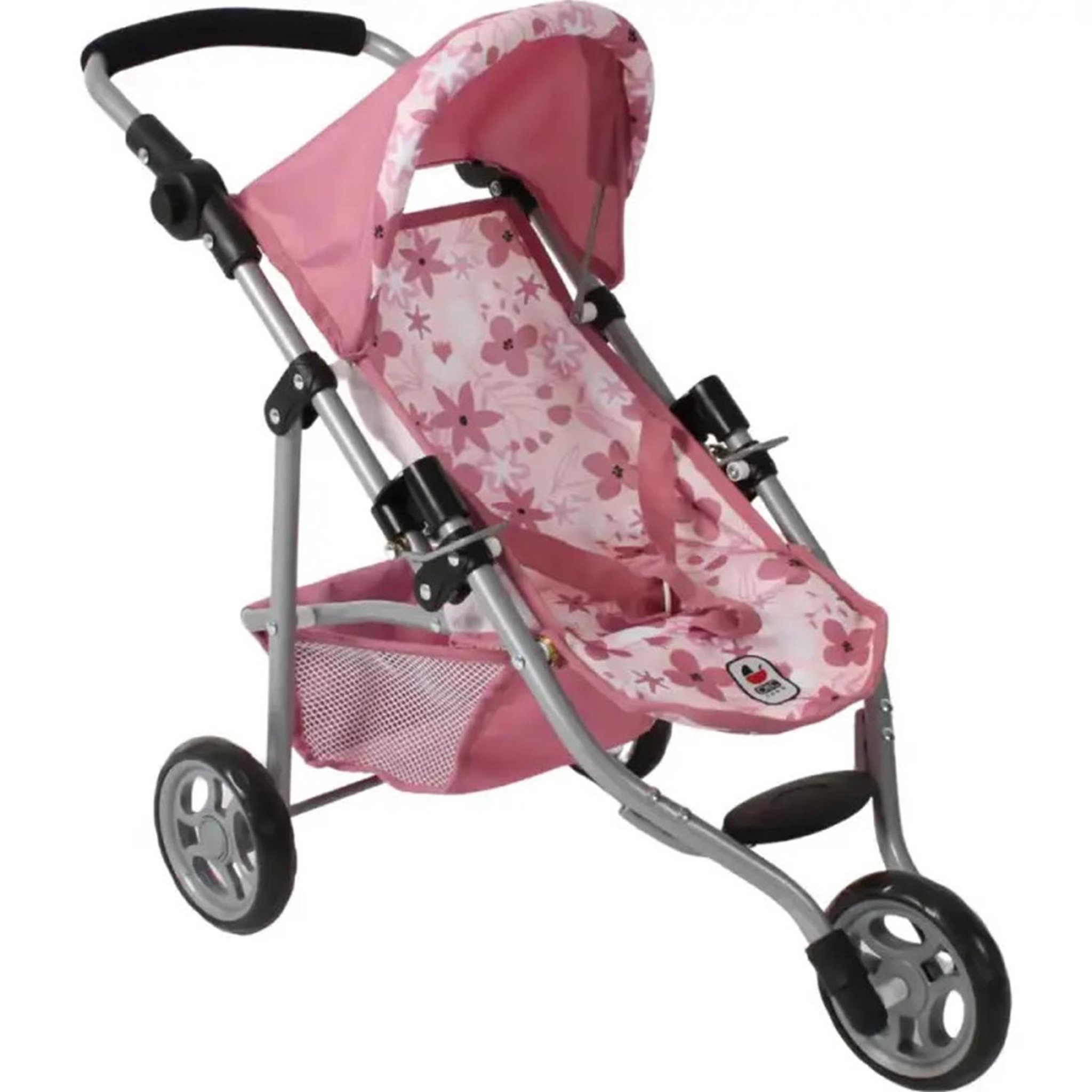 BAYER CHIC 2000 Poussette de poupée jogging LOLA Fleur rose pâle