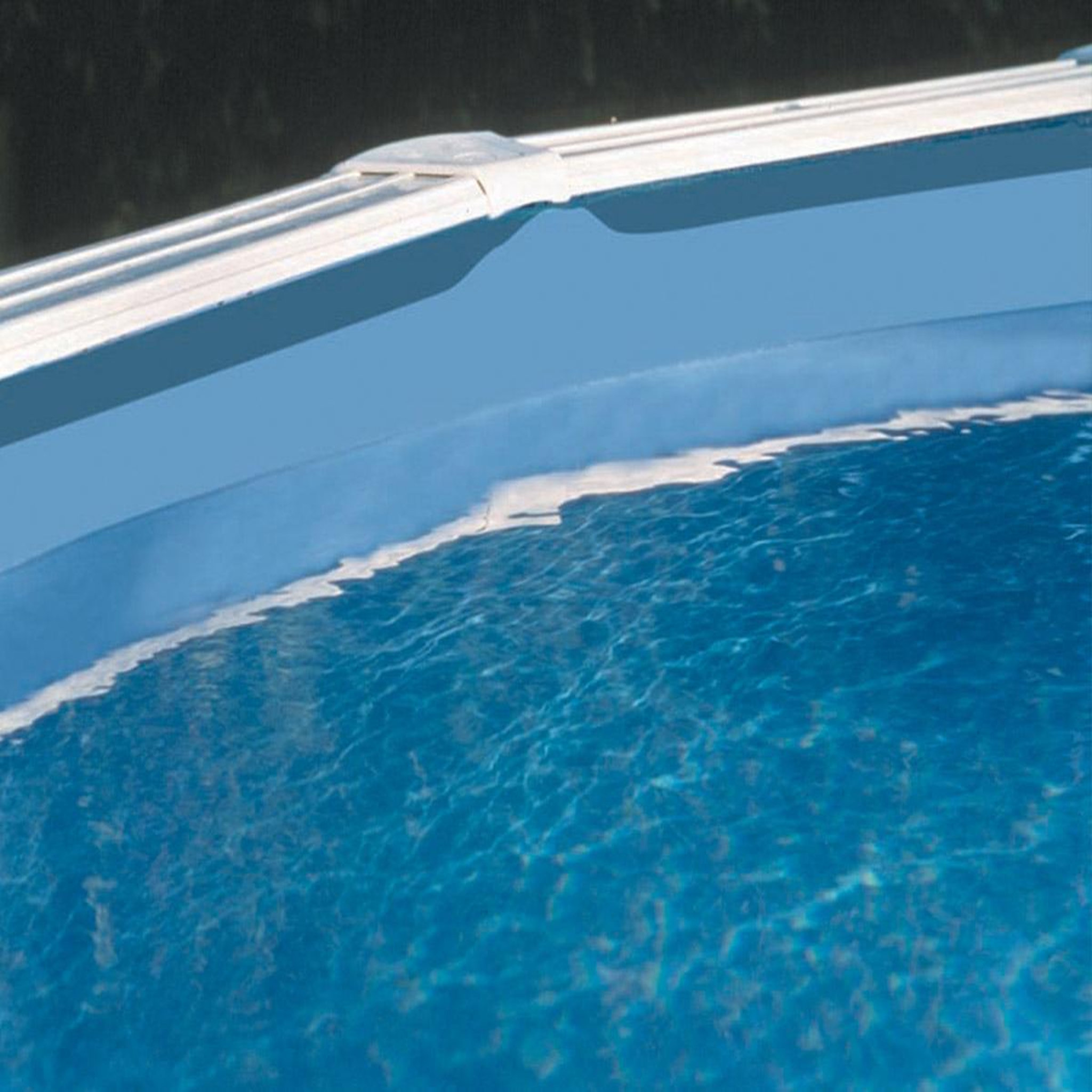 Voir la diapositive 2 : GRE Liner seul bleu pour piscine acier ronde 4,80 x 1,32 m - gré