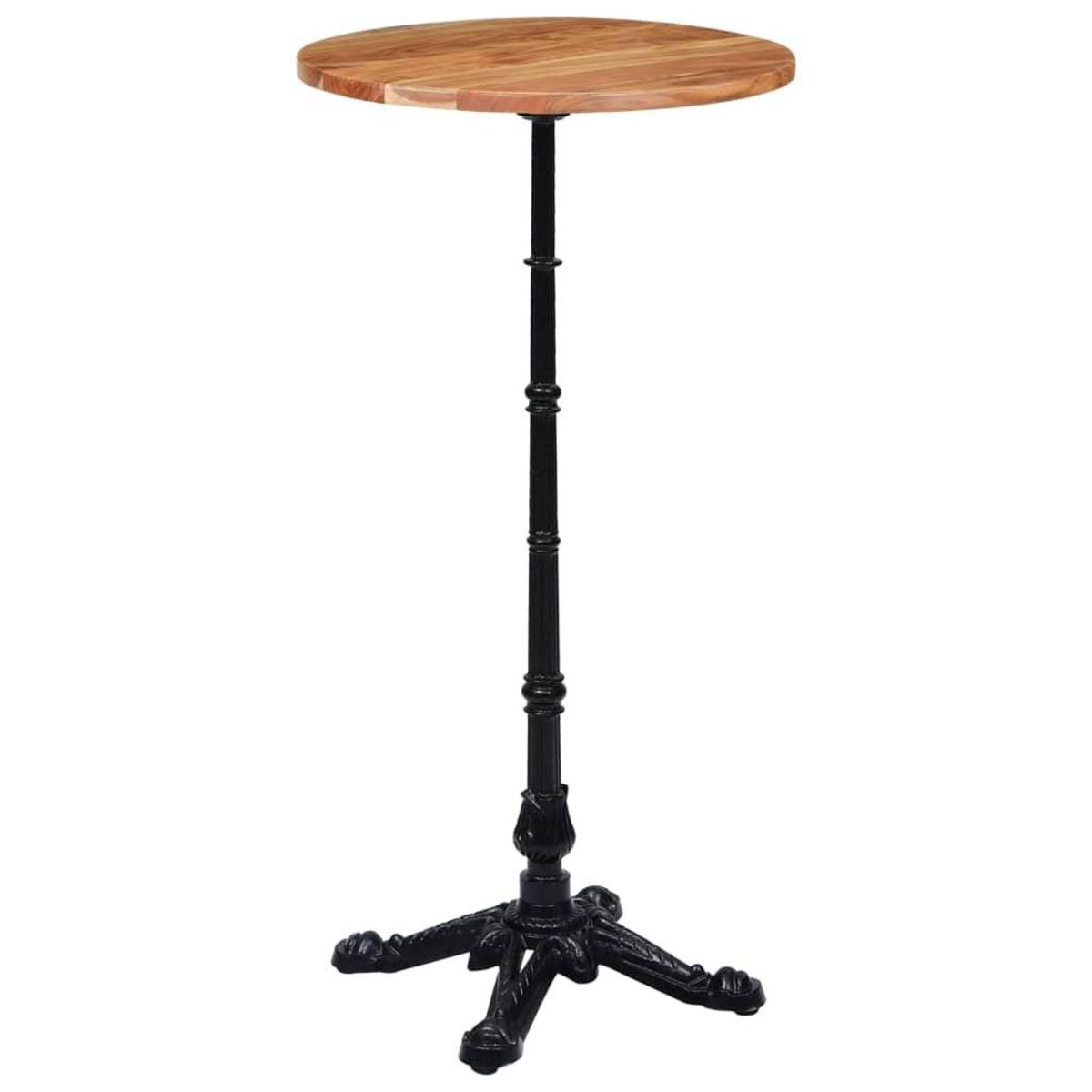 VIDAXL Pied de table de bistro noir 52x52x108 cm fonte