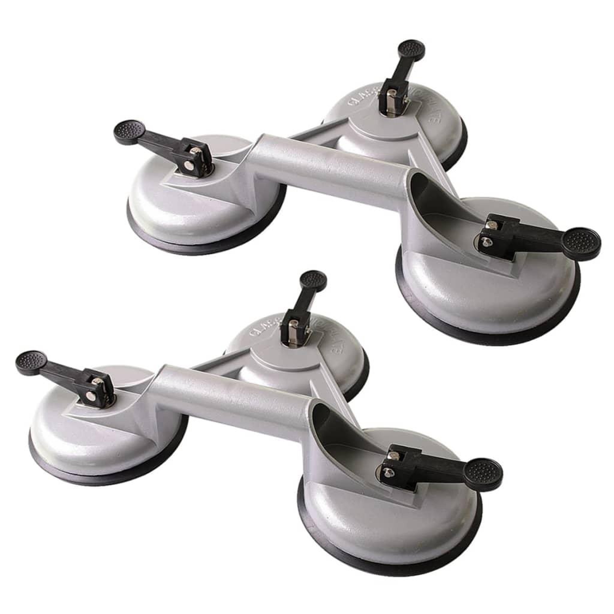 Voir la diapositive 1 : PROPLUS ProPlus Appareils de levage a vide avec 3 ventouses 2 pcs Aluminium