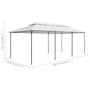 Voir la diapositive 6 : VIDAXL Belvedere 600x298x270 cm Blanc 180 g/m^2