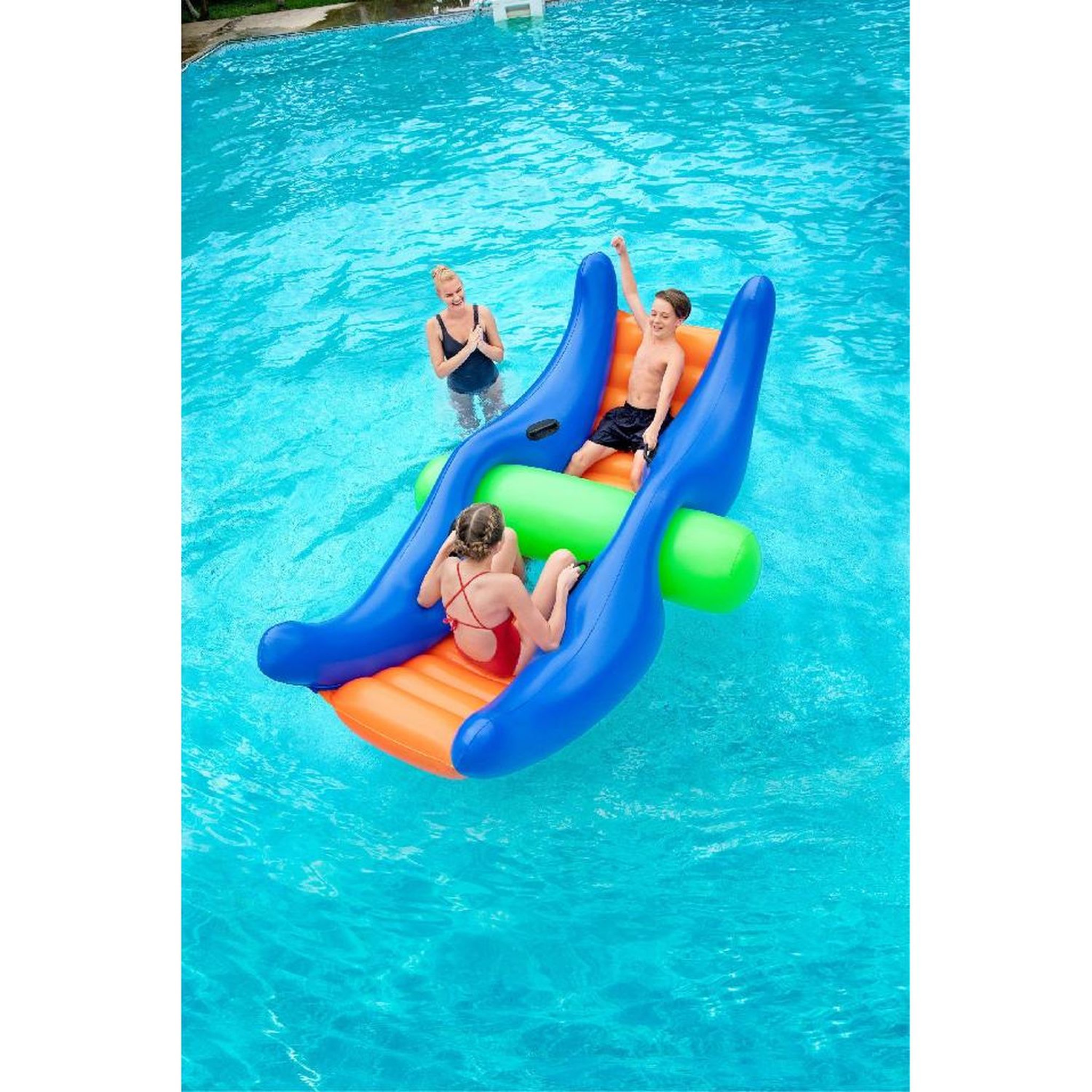 Voir la diapositive 3 : BESTWAY Bascule Gonflable 280 x 120 cm