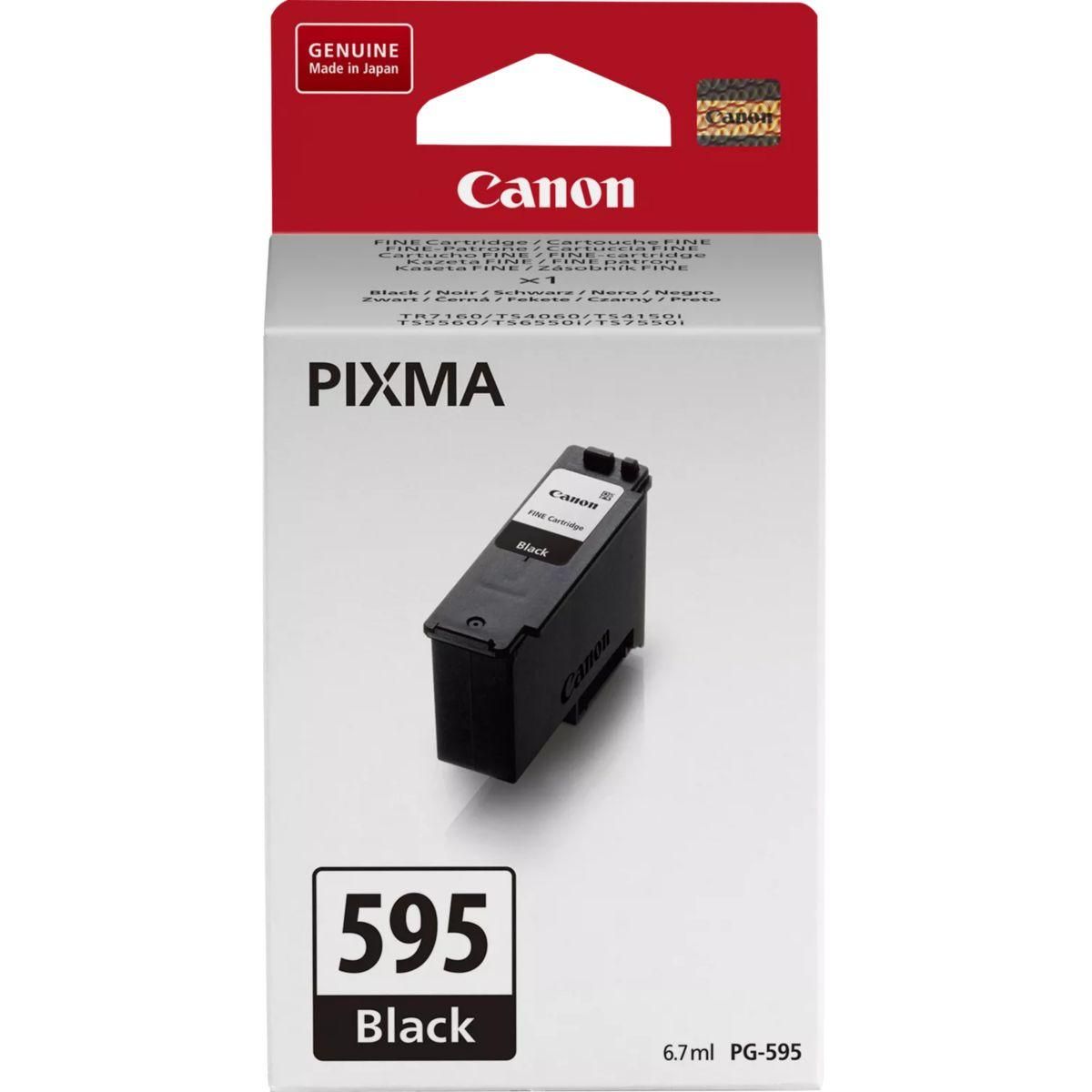 Canon Cartouche d'encre Originale PG-595 Noire Standard PIXMA - 5212C001