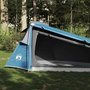 Voir la diapositive 1 : VIDAXL Tente de camping tunnel 2 personnes bleu impermeable