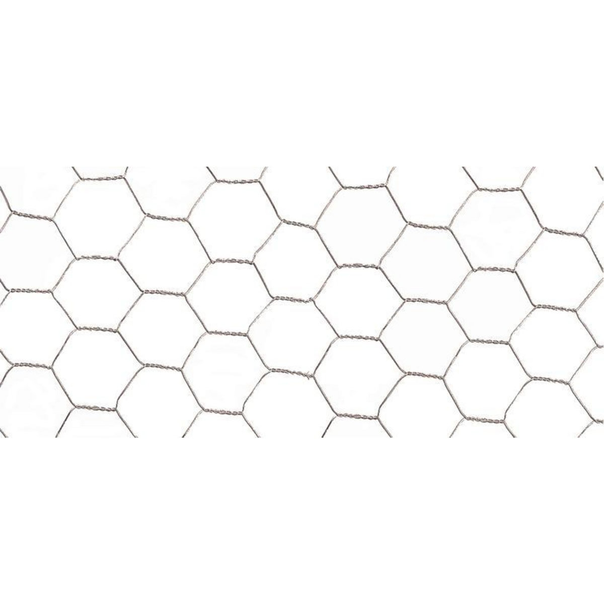 Nortene Grillage métalique 1,5 x 25 m - maille 41 x 0,8 mm - structure hexagonale - triple torsion