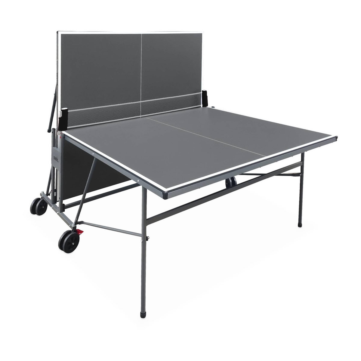 SWEEEK Table de ping pong INDOOR, avec 4 raquettes et 6 balles, pour utilisation intérieure, sport tennis de table