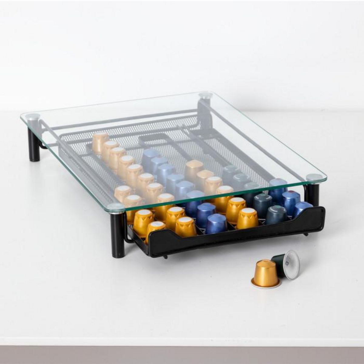 FIVE Porte 60 Capsules  Tiroir  40cm Noir