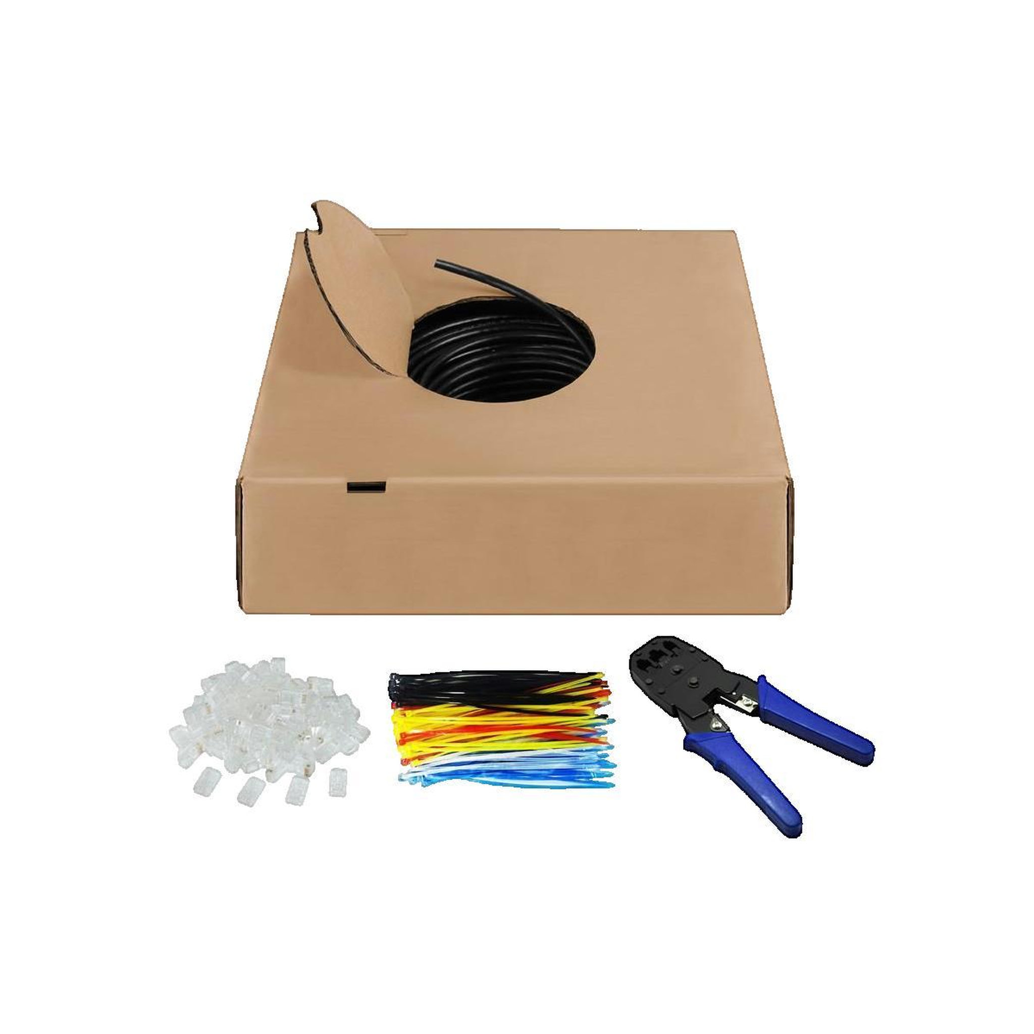Voir la diapositive 2 : TRITON Câble réseau Triton 4040849943980 CAT 6 100 mètres