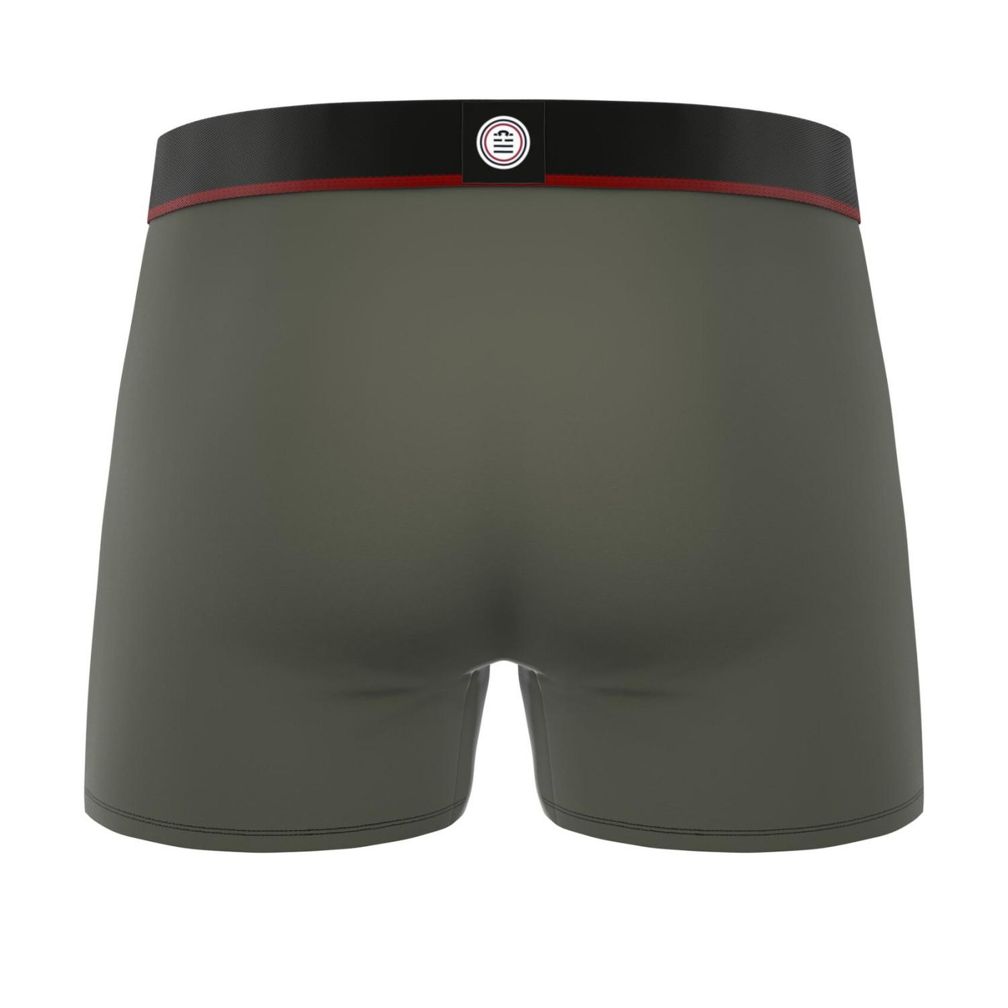 Voir la diapositive 6 : SERGE BLANCO Lot de 3 boxers homme uni modèle davis