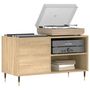 Voir la diapositive 3 : VIDAXL Armoire a disques chene sonoma 85x38x48 cm bois d'ingenierie