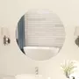 VIDAXL Miroir rond sans cadre 80 cm Verre