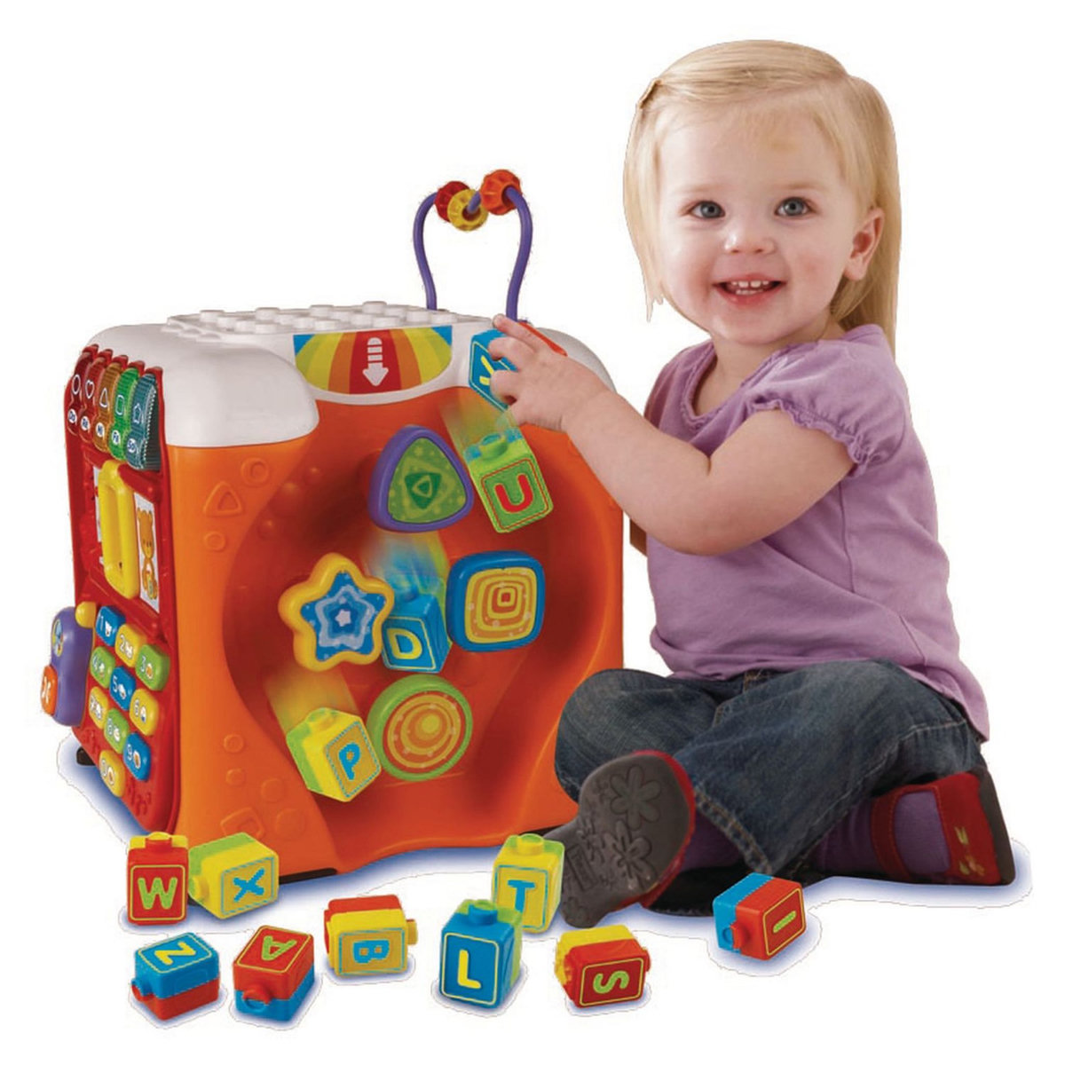 VTECH Maxi cube multi-activités rouge