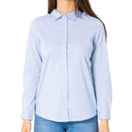 JACQUELINE DE YONG Chemise Bleue à rayures Femme JDY Mio. Coloris disponibles : Bleu