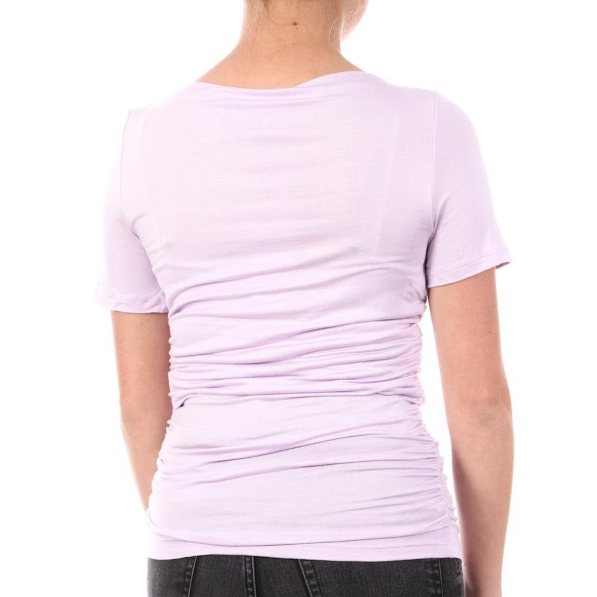 Vero Moda T Shirt Mauve Femme Vero Moda Saanvi