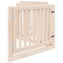 Voir la diapositive 5 : VIDAXL Barriere pour chiens avec porte 4 panneaux bois de peuplier