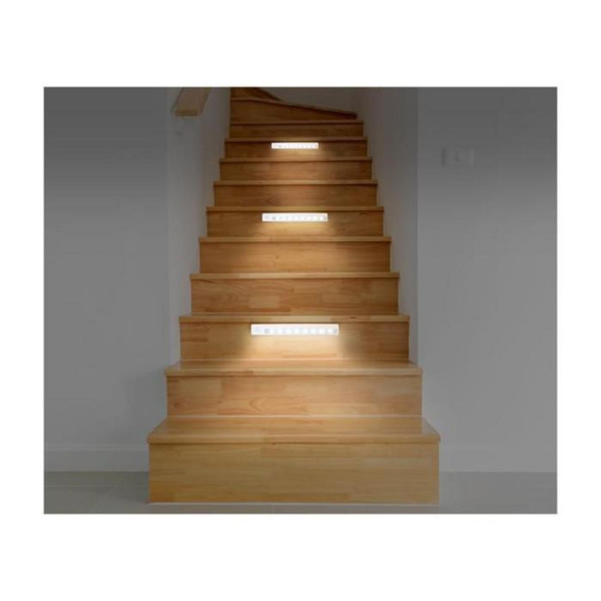 Paris Prix Réglette à Led  Détecteur de Mouvement  23cm Blanc