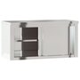 Voir la diapositive 5 : VIDAXL Armoire murale de cuisine avec portes coulissantes inox