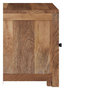 Voir la diapositive 3 : Rendez vous déco Table de chevet ajourée en bois de manguier-Jaya