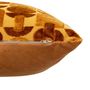 Voir la diapositive 3 : ATMOSPHERA Coussin Jacquard en Velours  Luna  40x40cm Ocre