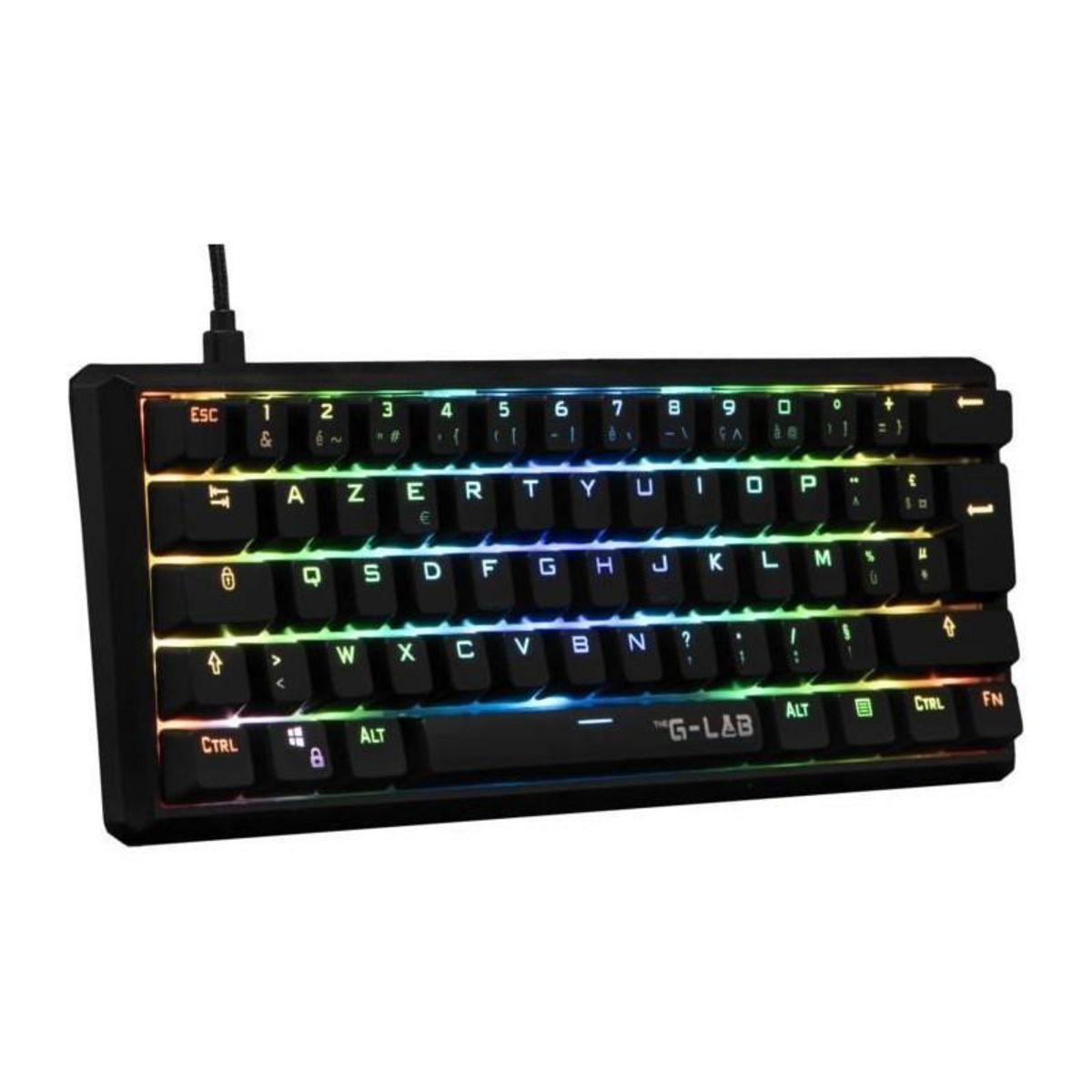 THE G-LAB Clavier Gaming mécanique - THE G-LAB - KEYZ THALLIUM - Rouge