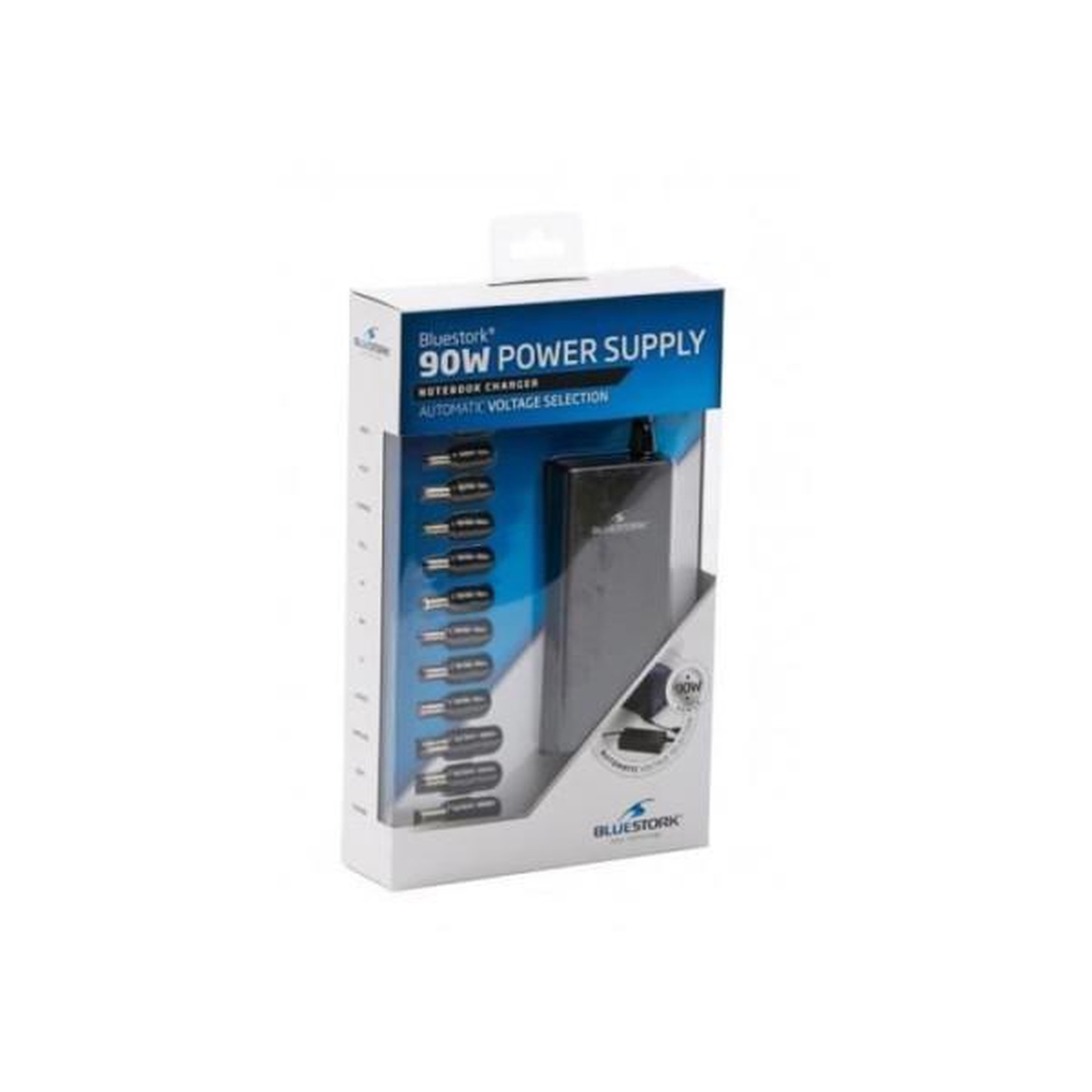 Voir la diapositive 3 : BLUESTORK Chargeur - bluestork - chargeur pc universel - 90w - 9 embouts - universel - noir