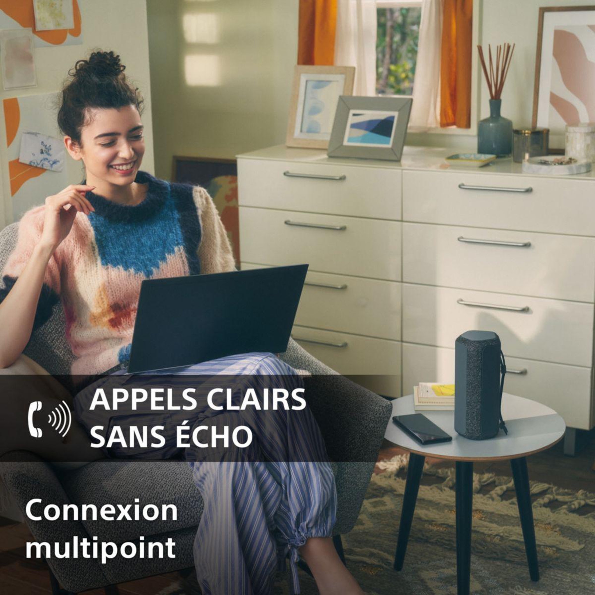 Voir la diapositive 5 : SONY Enceinte portable SRS-XE200 Noir Basalte