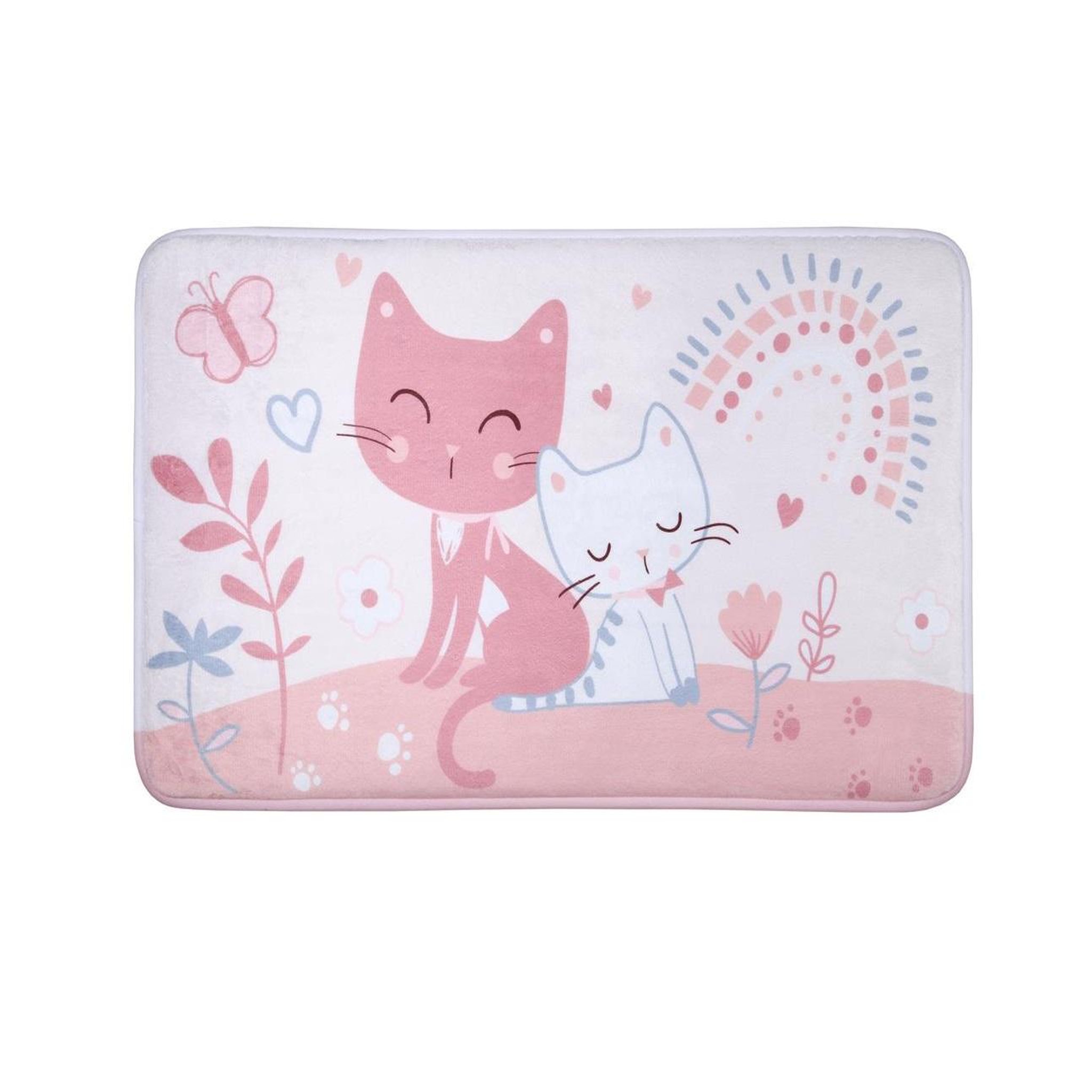 Eden Tapis velours motif chats douceur et fantaisie